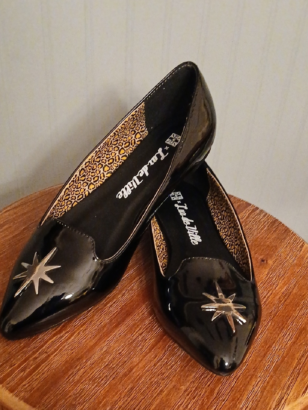T.U.K/Lux de Ville Patent Starburst Ballet Flats